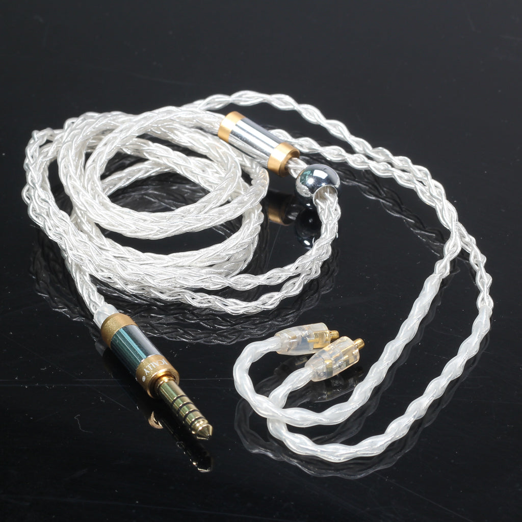 Upgrade Silver Plated Headphone Cable Balanced Audio Replacement Cable 4.4mm