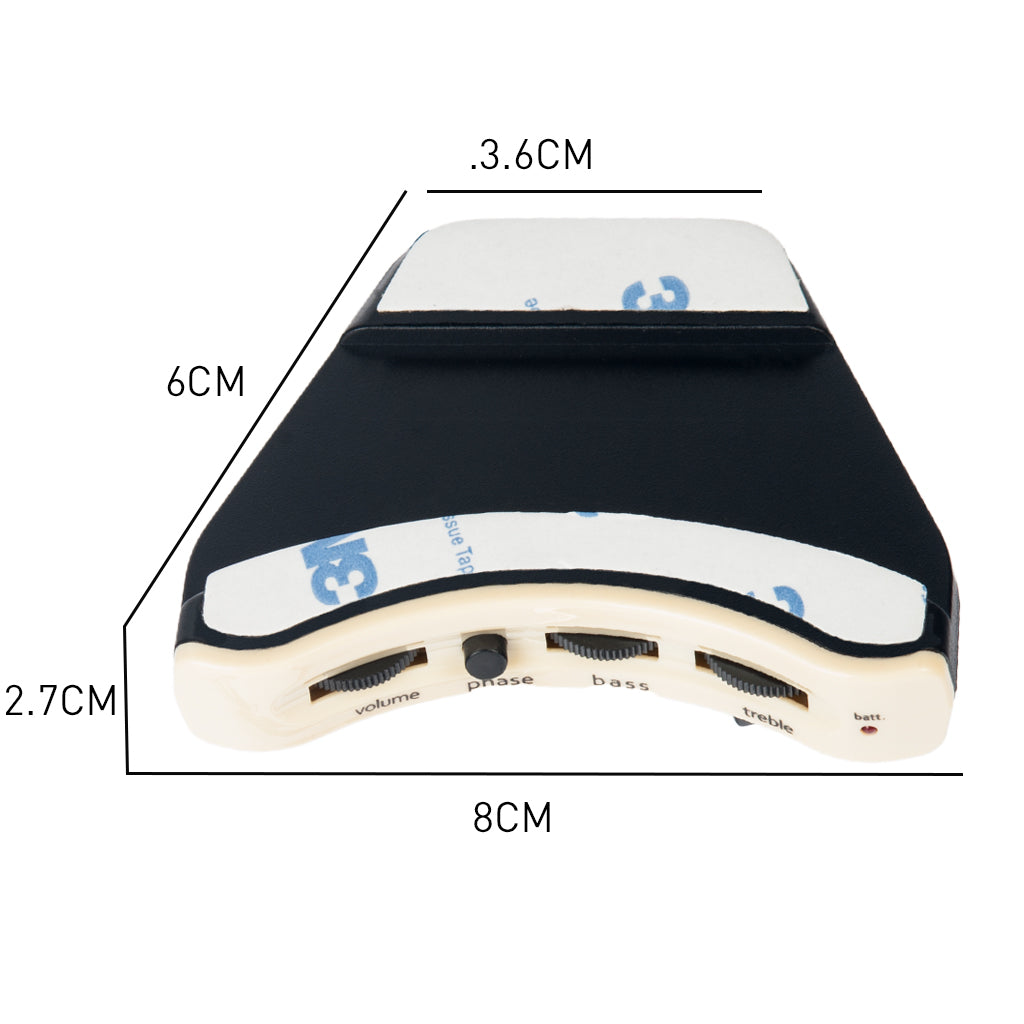 Acoustic Guitar Soundhole Pickup Piezo Pickup Preamp for Electric Guitar