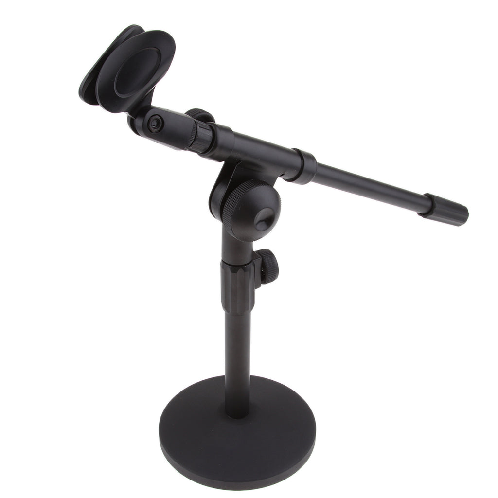 Adjustable Desktop Microphone Stand Table Mic Stands With Clip for Singing