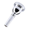 Polished Silver Trombone Copper Mouthpiece Baritone Euphonium Mouth Piece