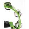 1 Piece Rattle Tambourine Handbell Shaker Bell Musical Percussion Green