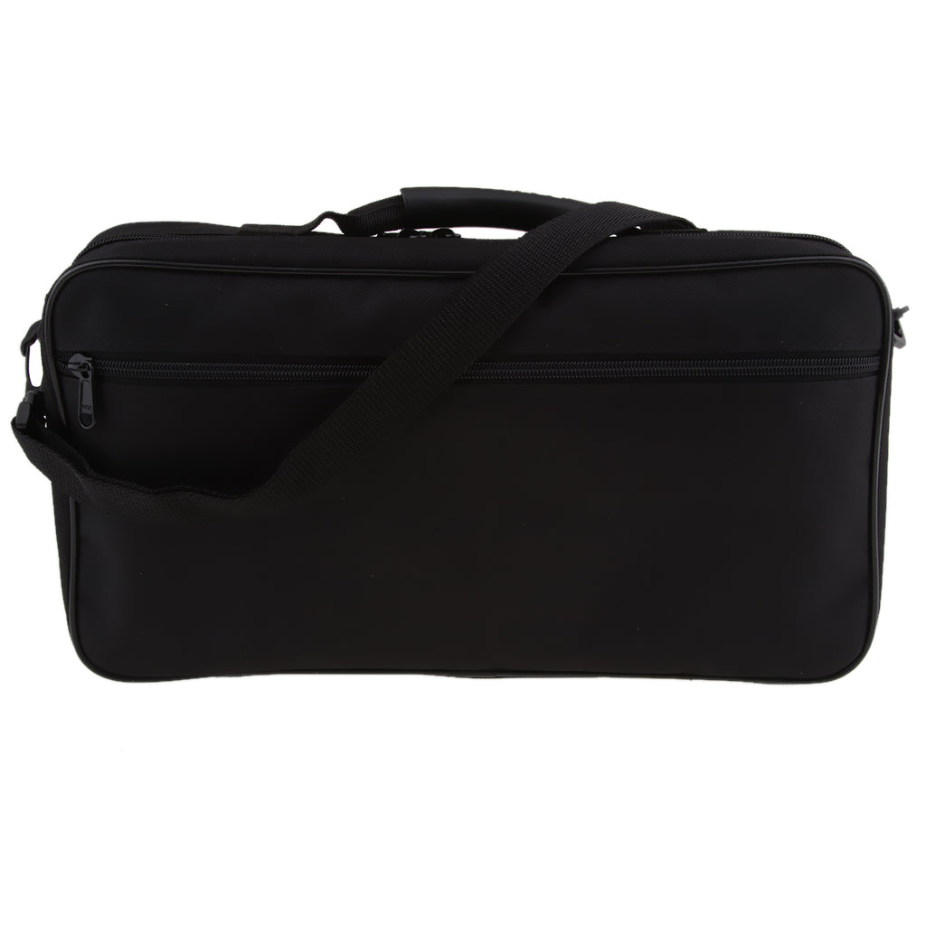 Exquisite Black Oboe Carry Bag & Box Container for Oboe Instrument Parts