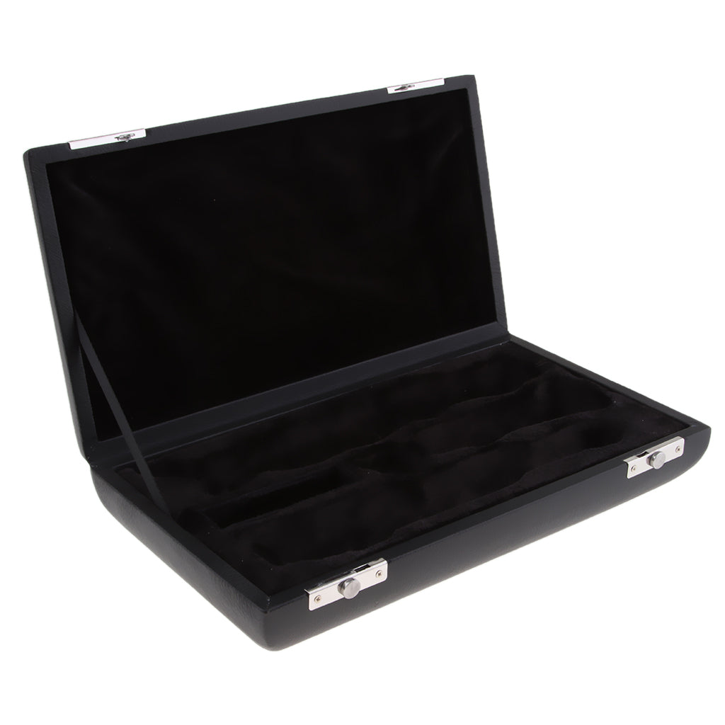 Exquisite Black Oboe Carry Bag & Box Container for Oboe Instrument Parts