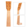 DIY Ukulele Neck Unfinished for 21'' Soprano Ukulele Hawaii Guitar Parts