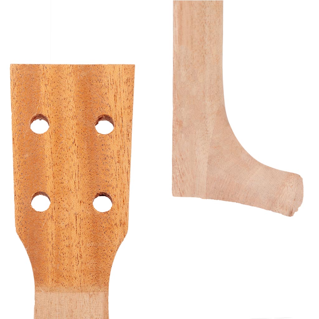 DIY Ukulele Neck Unfinished for 21'' Soprano Ukulele Hawaii Guitar Parts