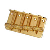 Golden 4 String Bass Bridge with Wrench Screws for Electric Bass Guitar