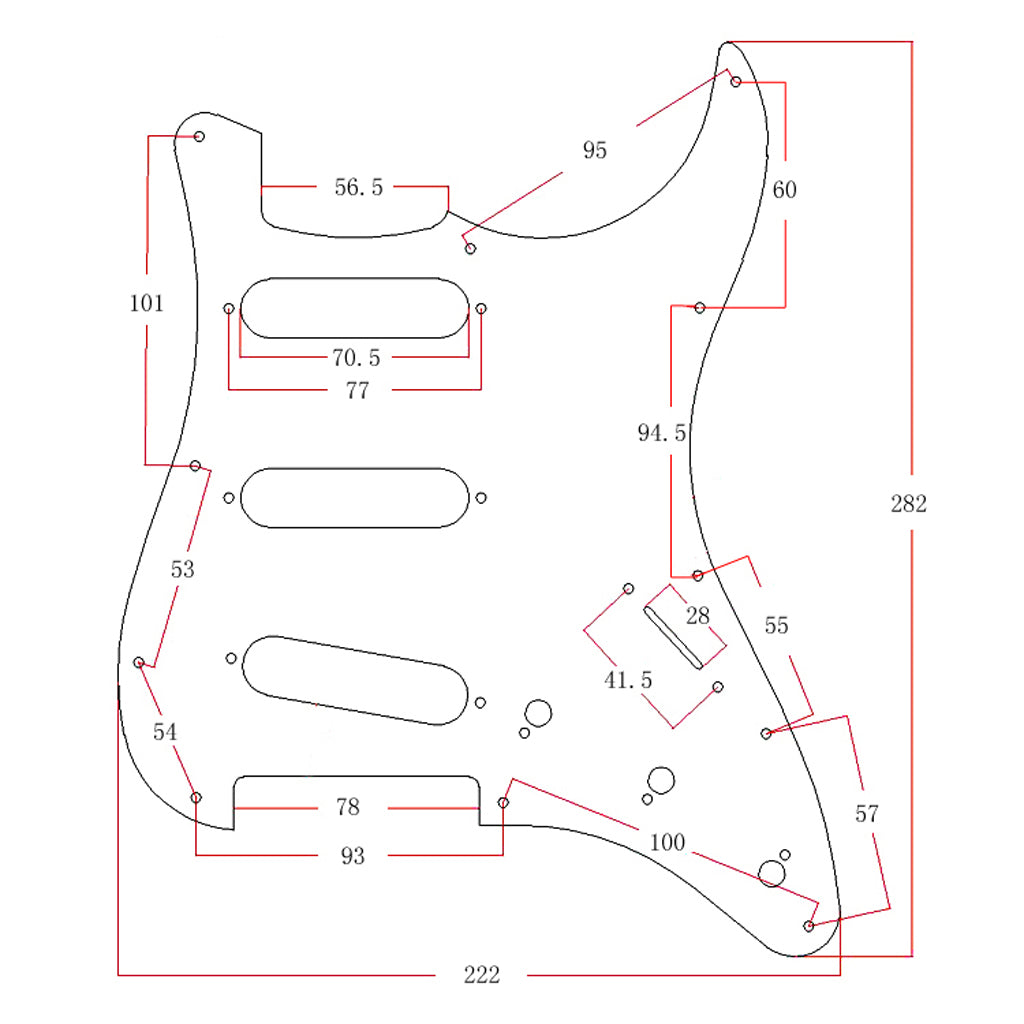 Adhesive Acoustic Guitar Pickguard Scratch Plate Silver