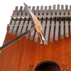 17 Keys Kalimba Thumb Piano Sapele Wood with Tuner Hammer Note Sticker