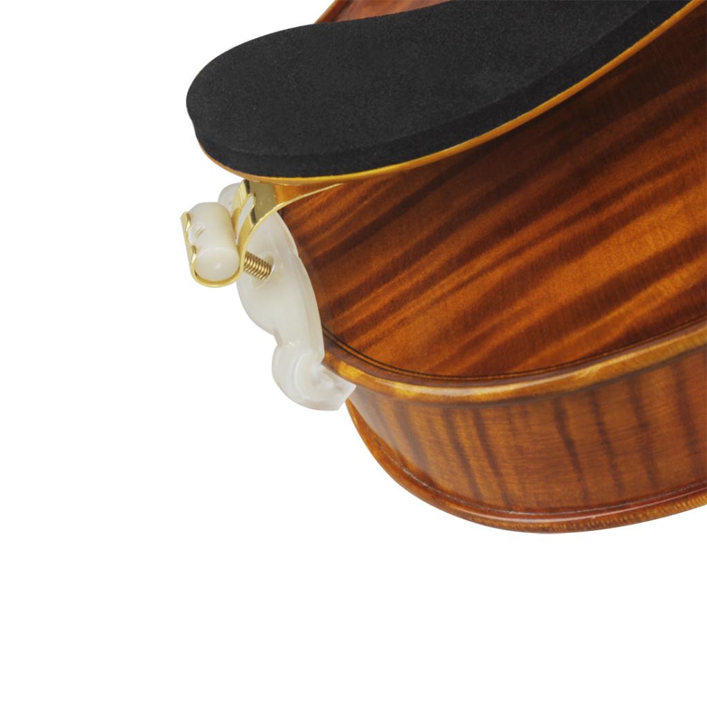 Adjustable Fiddle Violin Shoulder Rest Bracket for 3/4 4/4 Size Solid Wood