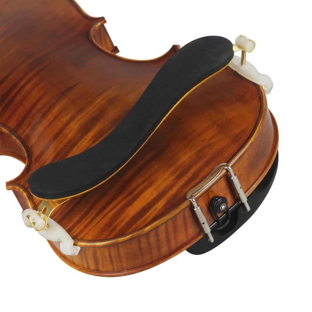 Adjustable Fiddle Violin Shoulder Rest Bracket for 3/4 4/4 Size Solid Wood