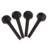 4pcs/set Ebony Violin Tuning Pegs for Violin Parts Accessories