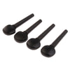 4pcs/set Ebony Violin Tuning Pegs for Violin Parts Accessories