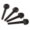 4pcs/set Ebony Violin Tuning Pegs for Violin Parts Accessories