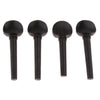 4pcs/set Ebony Violin Tuning Pegs for Violin Parts Accessories