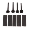 5pcs Ebony Violin Tuning Peg Material Violin Making Accessories