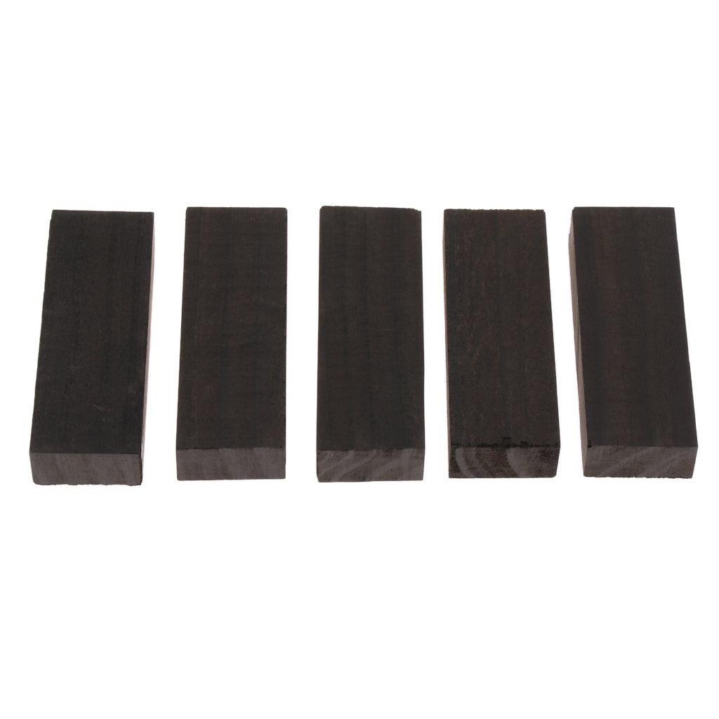 5pcs Ebony Violin Tuning Peg Material Violin Making Accessories