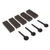 5pcs Ebony Violin Tuning Peg Material Violin Making Accessories