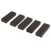 5pcs Ebony Violin Tuning Peg Material Violin Making Accessories