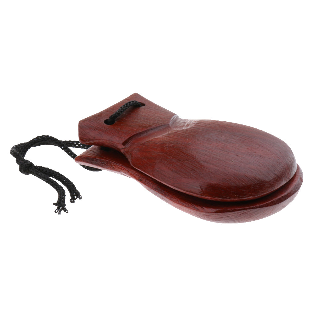 Wooden Castanet Hand Clapper Musical Instrument Toy