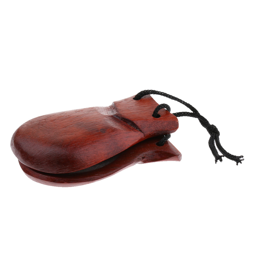 Wooden Castanet Hand Clapper Musical Instrument Toy