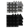 4 Pieces Soundproof Acoustic Foam Panel Sound Proof Board Black