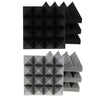 4 Pieces Soundproof Acoustic Foam Panel Sound Proof Board Black