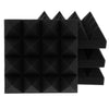 4 Pieces Soundproof Acoustic Foam Panel Sound Proof Board Black