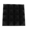 4 Pieces Soundproof Acoustic Foam Panel Sound Proof Board Black