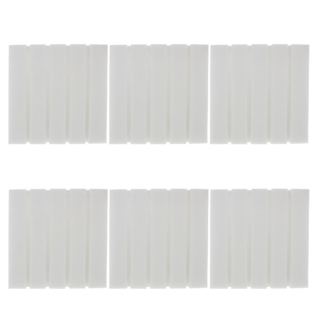 6 Pieces Sound Stop Acoustic Foam Panel Sound Proof Board White