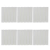 6 Pieces Sound Stop Acoustic Foam Panel Sound Proof Board White