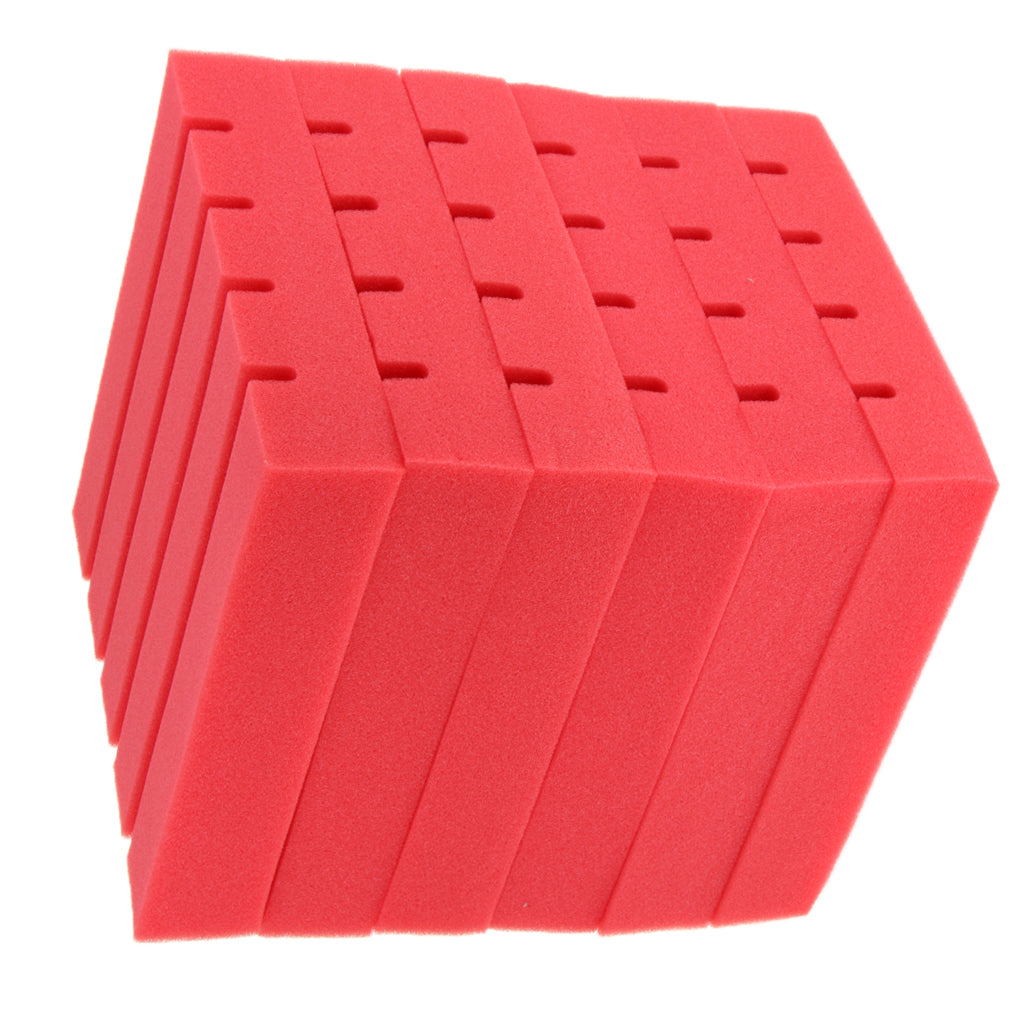 6 Pieces Sound Stop Acoustic Foam Panel Sound Proof Board Red