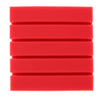 6 Pieces Sound Stop Acoustic Foam Panel Sound Proof Board Red