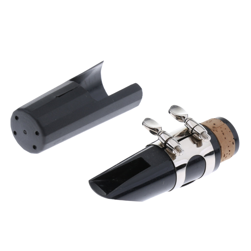 Metal Bb Clarinet Mouthpiece with Ligature Cap for Wind Instrument Parts