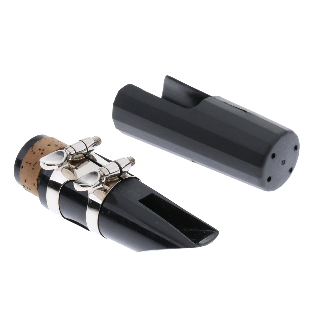 Metal Bb Clarinet Mouthpiece with Ligature Cap for Wind Instrument Parts