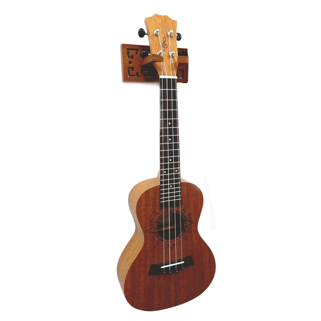 Wooden Ukulele Wall Hanger Mount Holder Hook Display for Ukulele Erhu