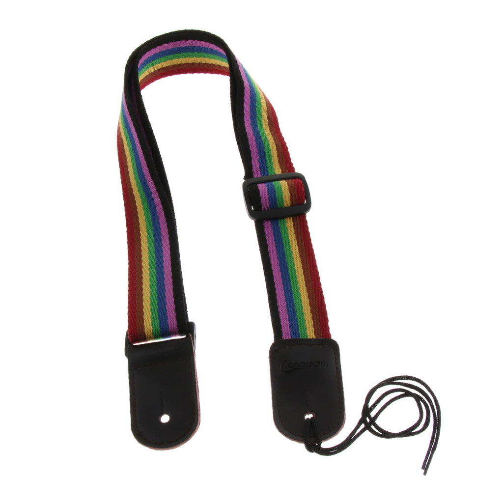 Ukulele Neck Belt Uke Strap Belt for Ukulele Guitar Accessories Rainbow