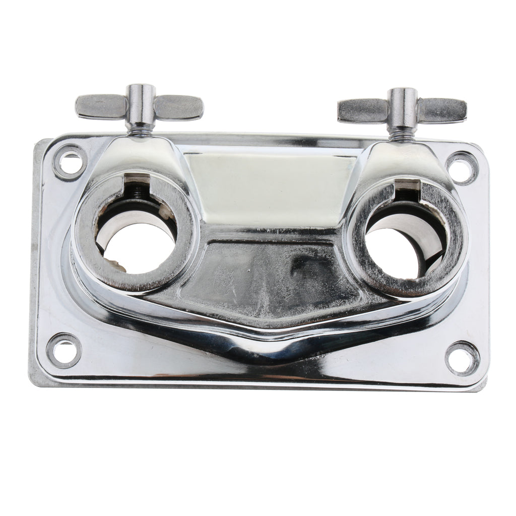 Silver Floor Drum Leg Bracket Mount for Bass Drum Percussion Instrument