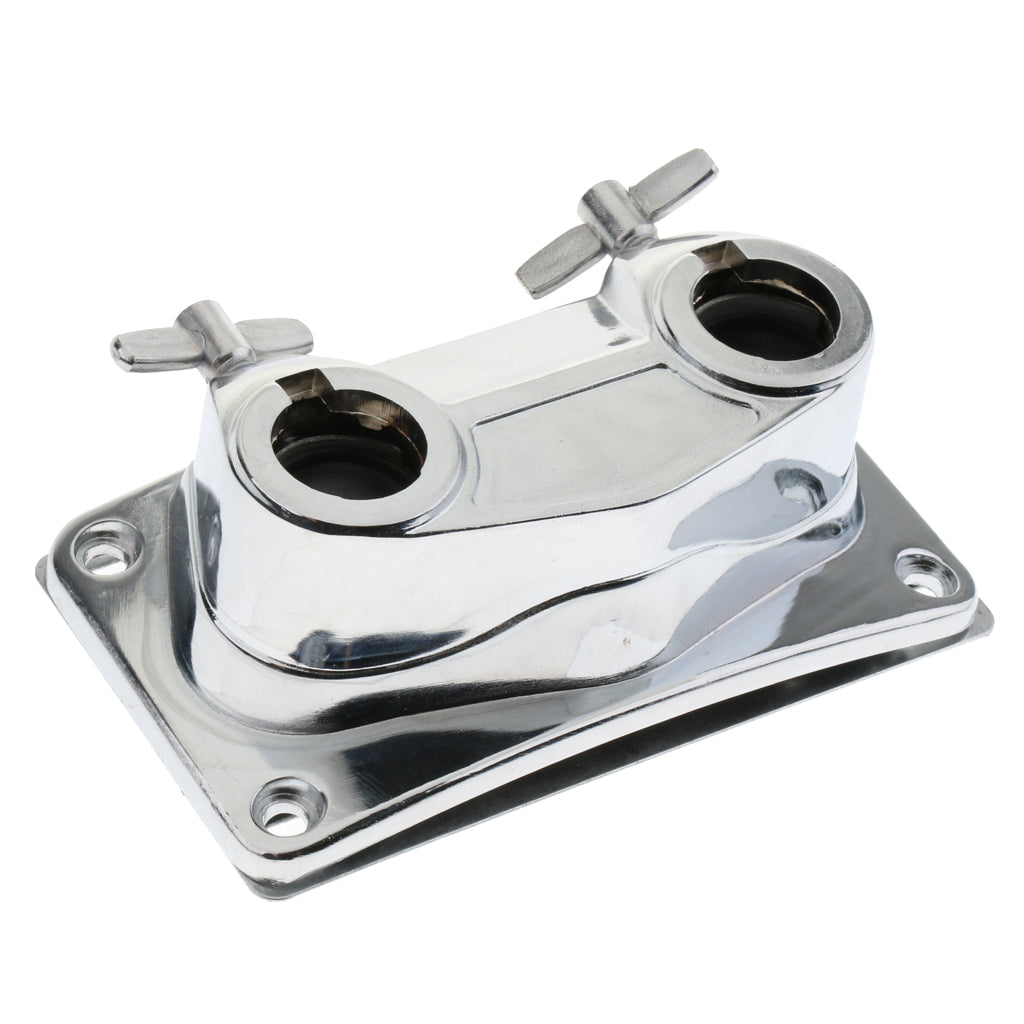 Silver Floor Drum Leg Bracket Mount for Bass Drum Percussion Instrument