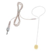 1 Piece Single Ear Hook Mono Microphone for Meeting Course 3.5mm Nut Plug