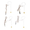 1 Piece Single Ear Hook Mono Microphone for Meeting Course 3.5mm Thread