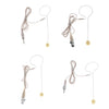 1 Piece Single Ear Hook Mono Microphone for Meeting Course 3.5mm Thread