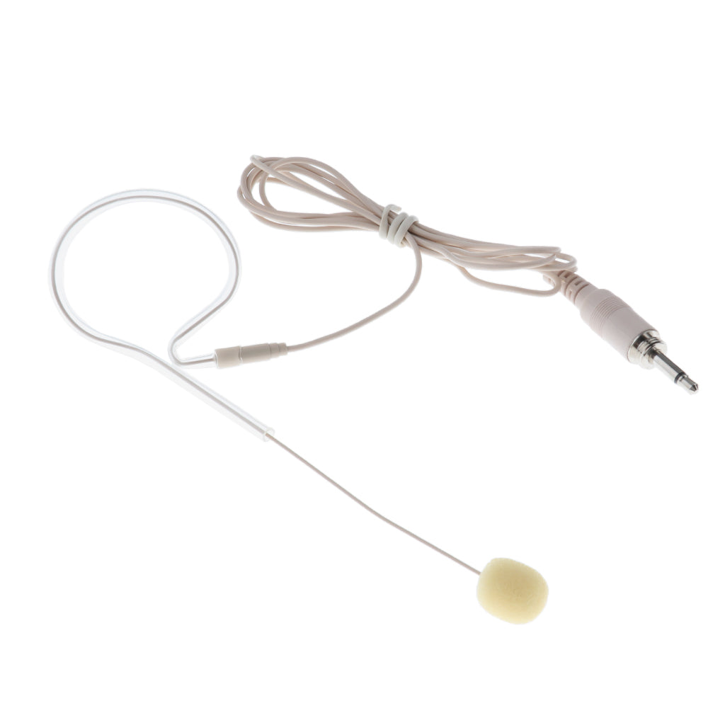 1 Piece Single Ear Hook Mono Microphone for Meeting Course 3.5mm Thread