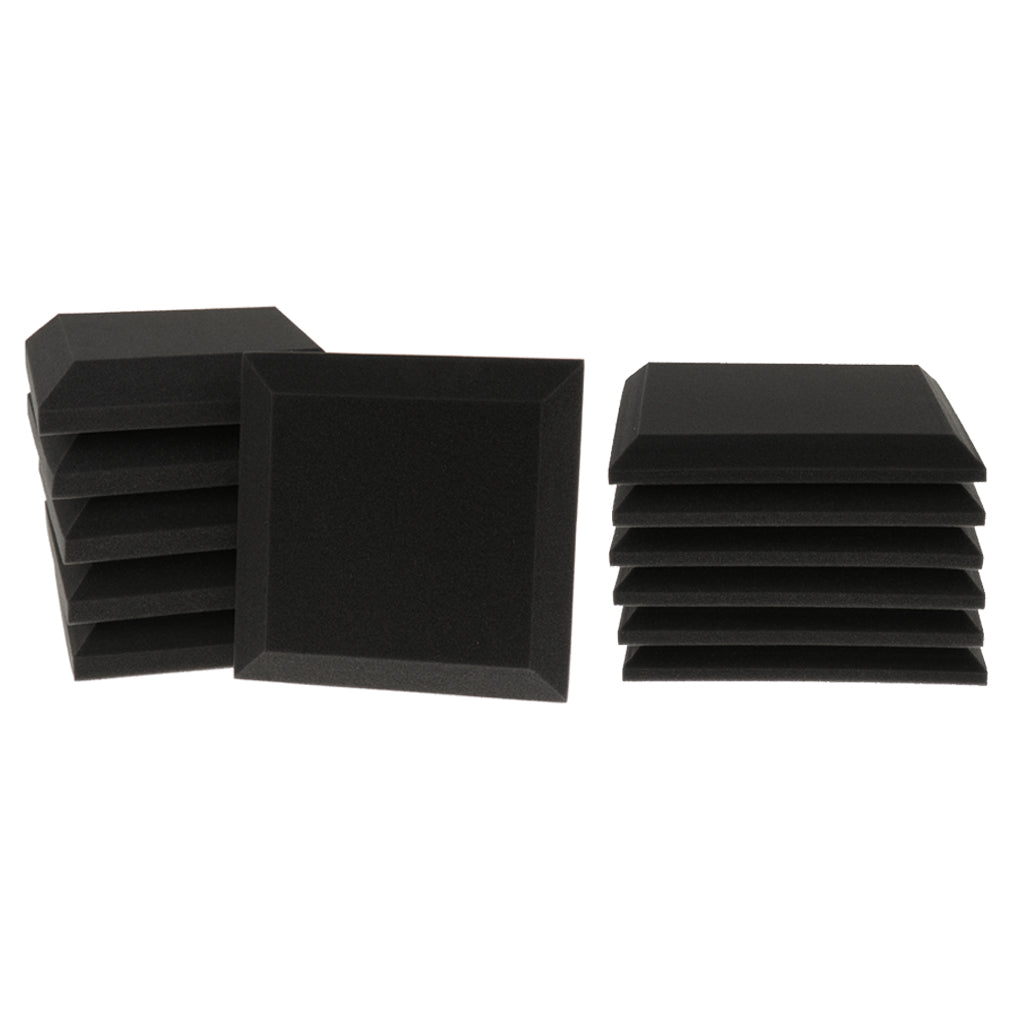 6 Pieces Soundproof Acoustic Wedge Foam Panel Sound-absorbing Board 5cm