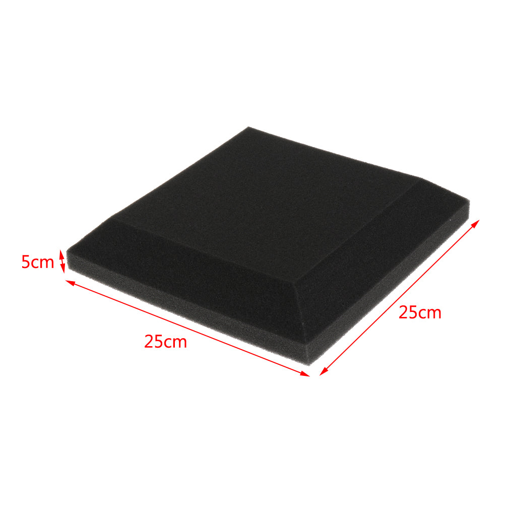 6 Pieces Soundproof Acoustic Wedge Foam Panel Sound-absorbing Board 5cm