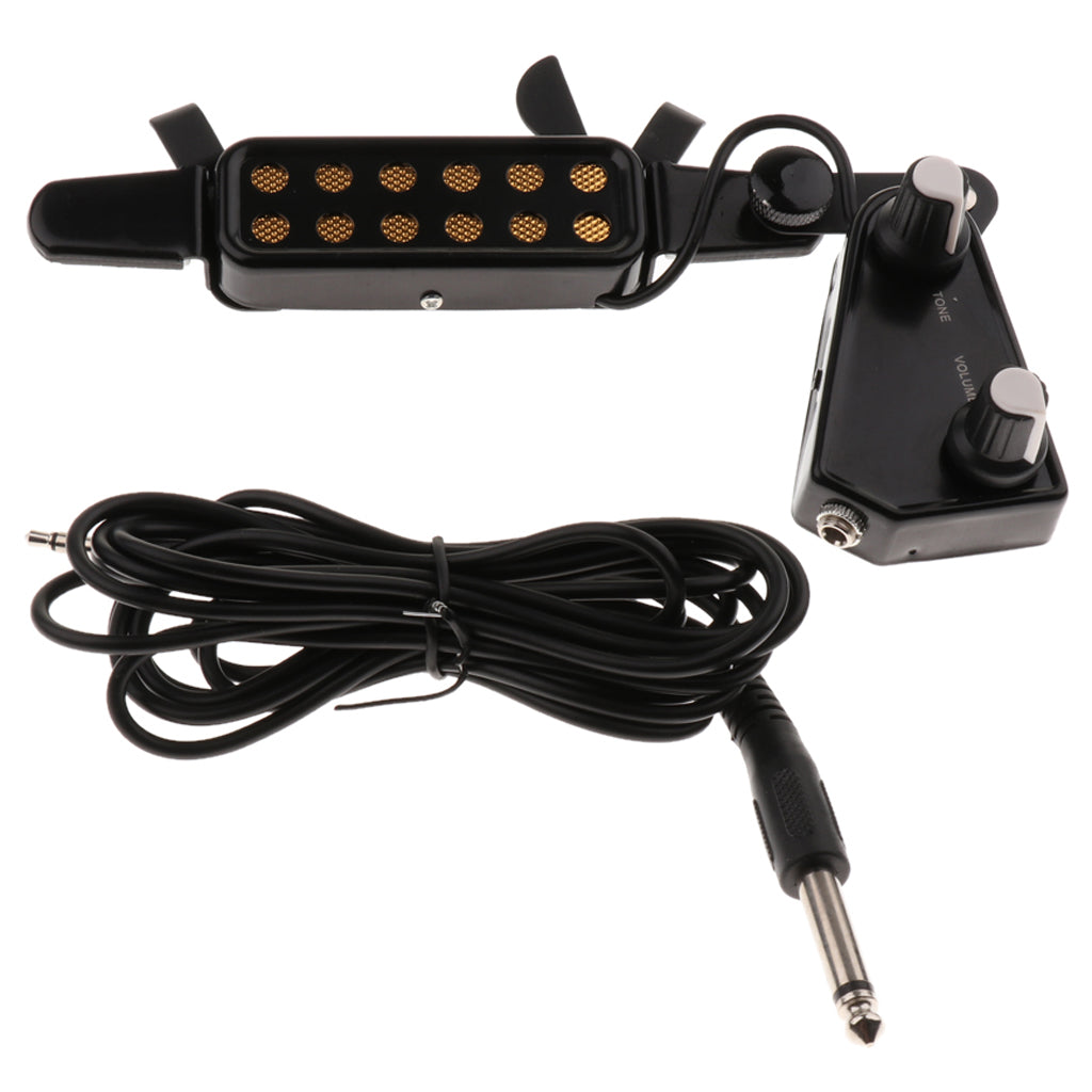 Acoustic Guitar Pickup Soundhole pickup Transducer with Tone Volume Control