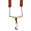 1 Piece Saxophone Neck Shoulder Strap Sax Strap for Children Adult Brown