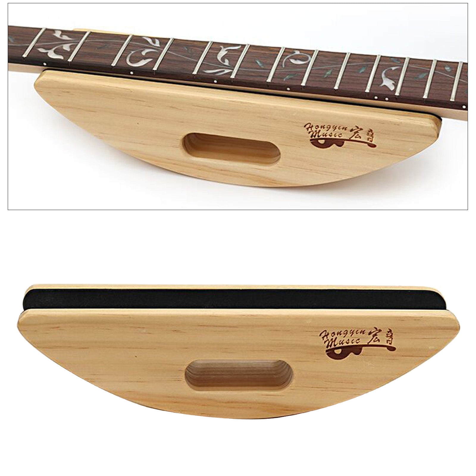 Wooden Environmental Soft Guitar Neck Rest Guitar Bracket