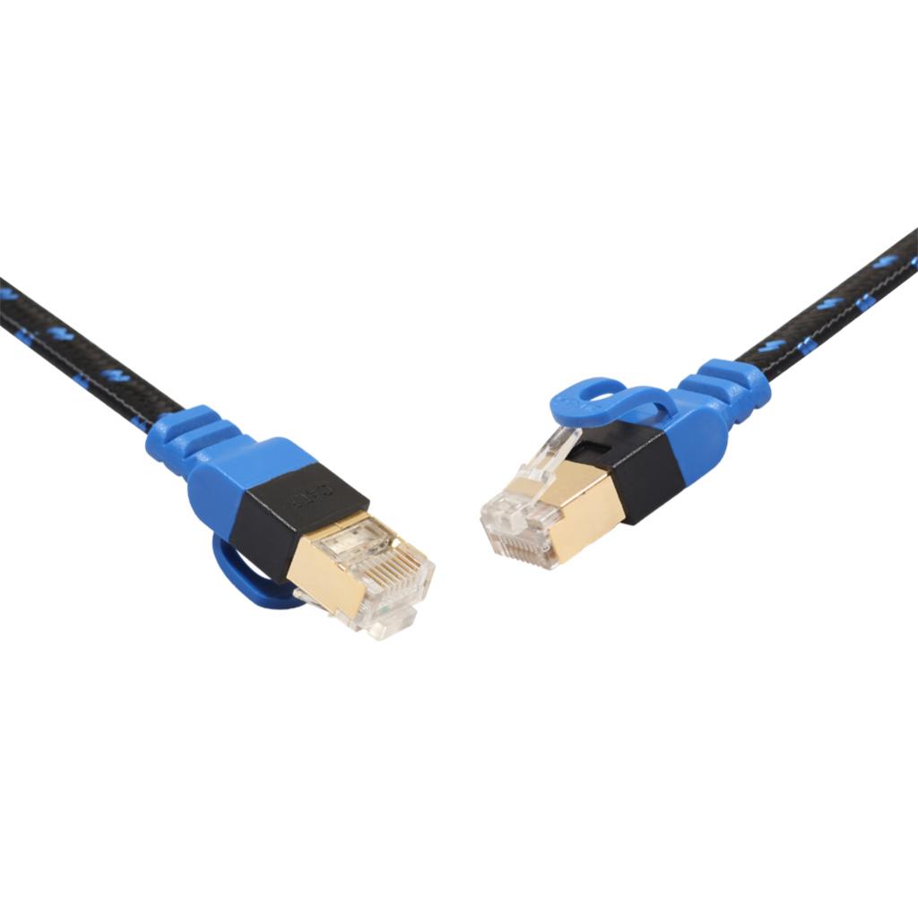 Cat7 Ethernet Cable Lan Network RJ45 Patch Cable Cord Braid NAS 10 Gbps 5m