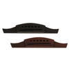 1 Piece 6 Holes Wood Guitar Bridge Black