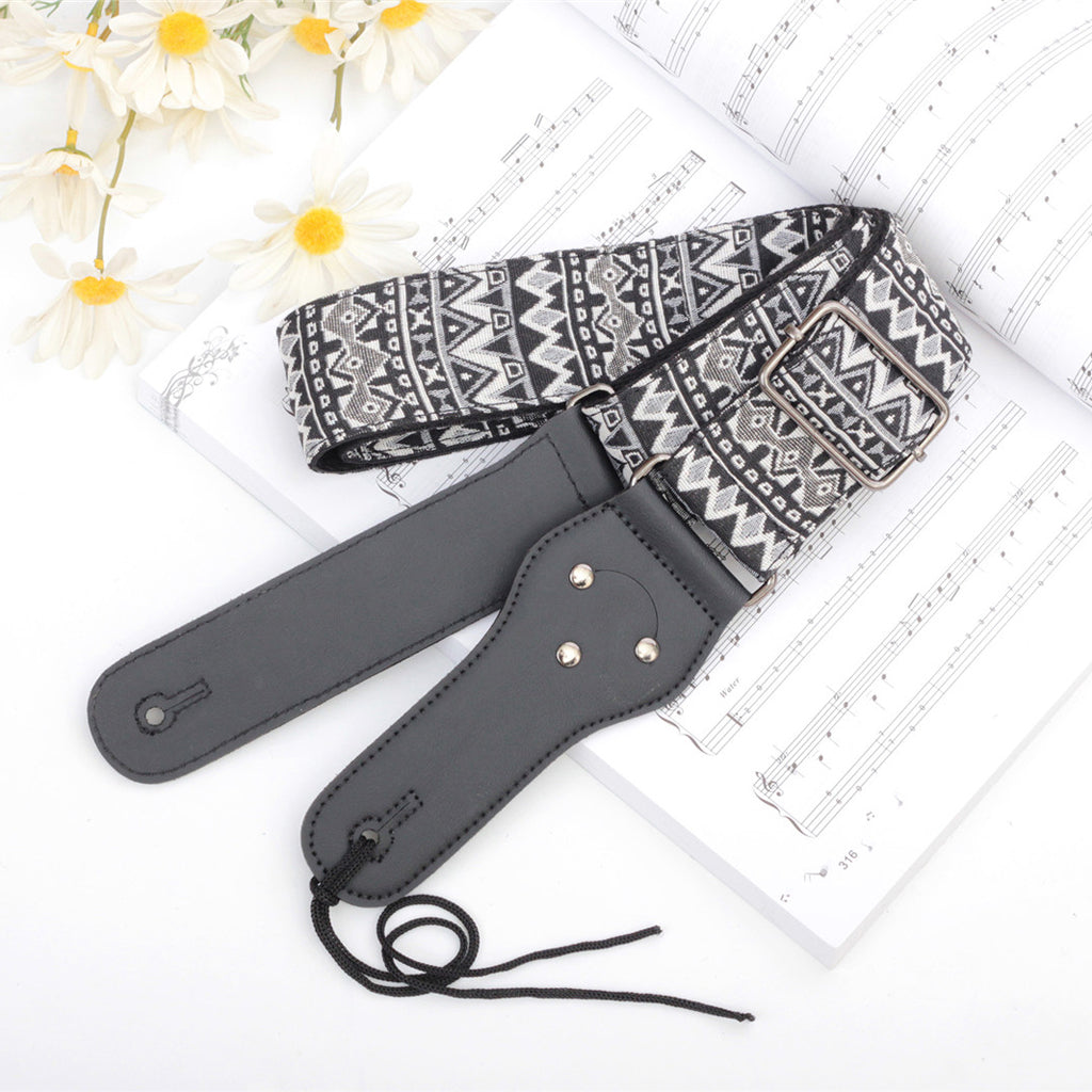 Soft Strap Belt Acoustic Electric Guitar Bass Nylon Adjustable Strap  E